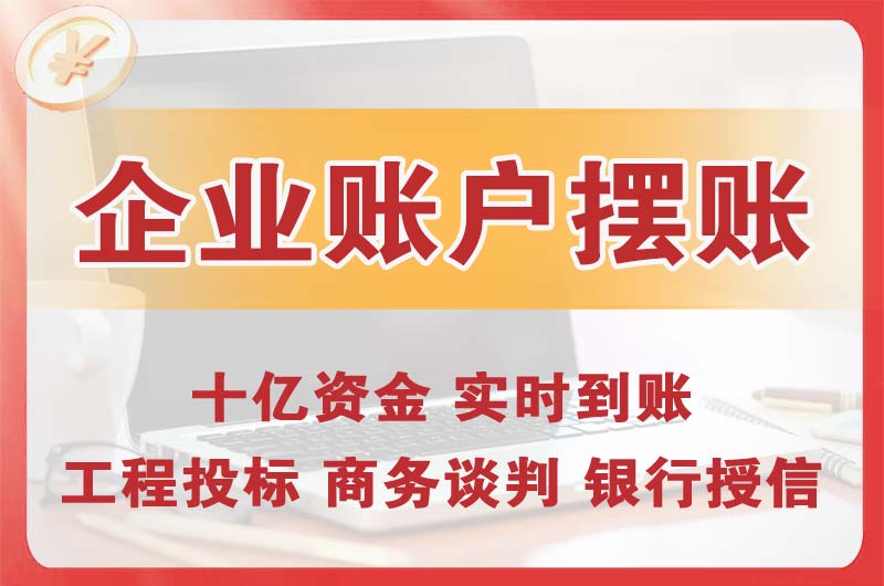 呈贡企业账户摆账